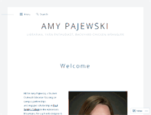 Tablet Screenshot of amypajewski.com